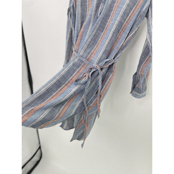 AG Adriano Goldschmied Striped Cotton Tir Waist Dress Size XS Preppy, FLAW - Picture 9 of 15